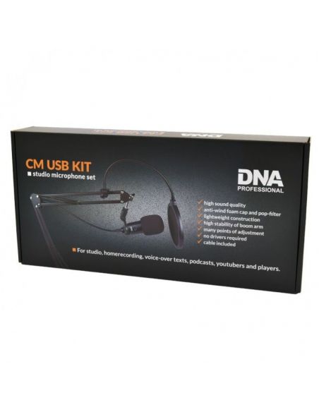 USB condenser microphone set DNA CM USB KIT