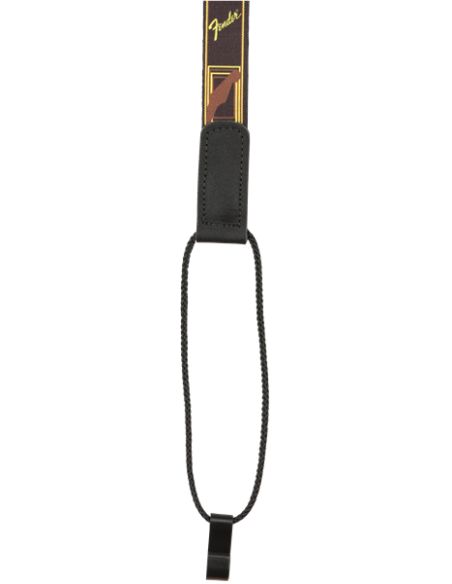 Ukulelės diržas Fender Ukulele Strap, juoda/geltona/ruda