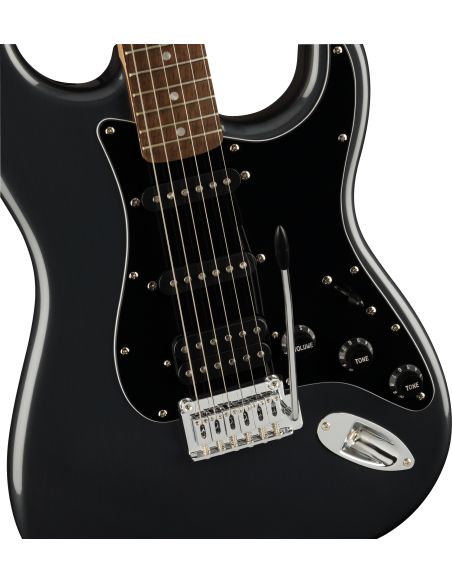 Electric guitar pack Fender Affinity Strat HSS + Frontman 15G, Charcoal Frost Metallic