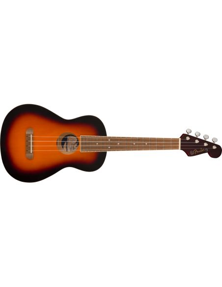 Tenorinė ukulelė Fender AVALON TENOR UKE, Sunburst WN