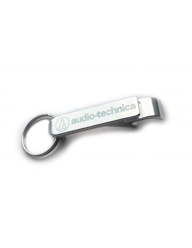 Key ring, opener with Audio-technica logo