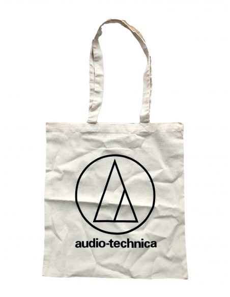 Bag with Audio-technica logo