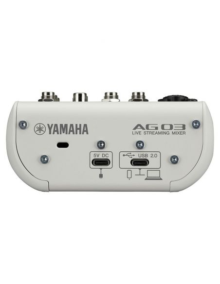 Live Streaming Package Yamaha AG03MK2 W LSPK white