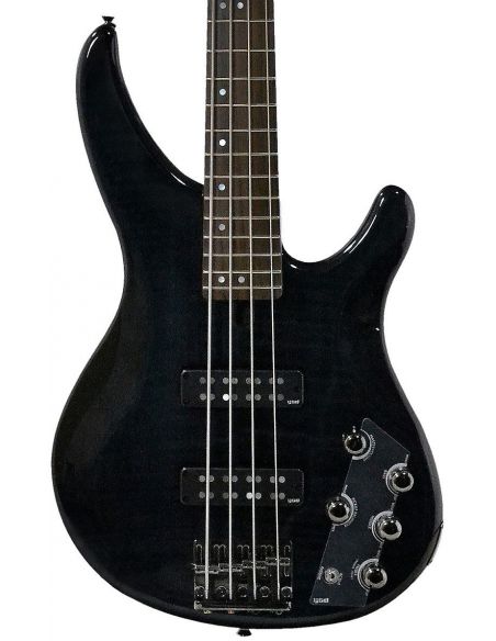 Bosinė gitara Yamaha TRBX604FM permatoma juoda