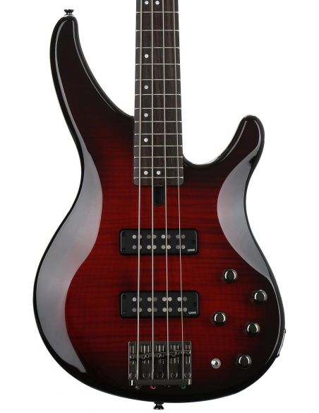 Electric Bass Yamaha TRBX604FM Dark Red Burst