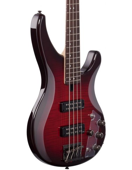 Bosinė gitara Yamaha TRBX604FM tamsiai raudona