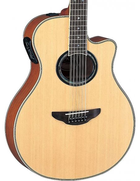 Elektroakustinė gitara Yamaha APX700II-12 natūralaus medžio spalva