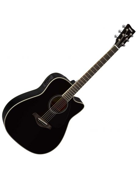 Electro-acoustic guitar Yamaha FGX820C II Black