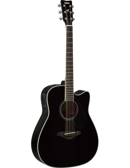 Electro-acoustic guitar Yamaha FGX820C II Black