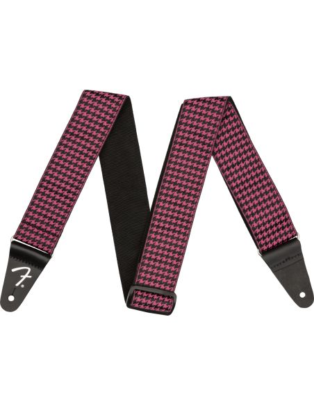 Guitar strap Fender Houndstooth Jacquard, Pink