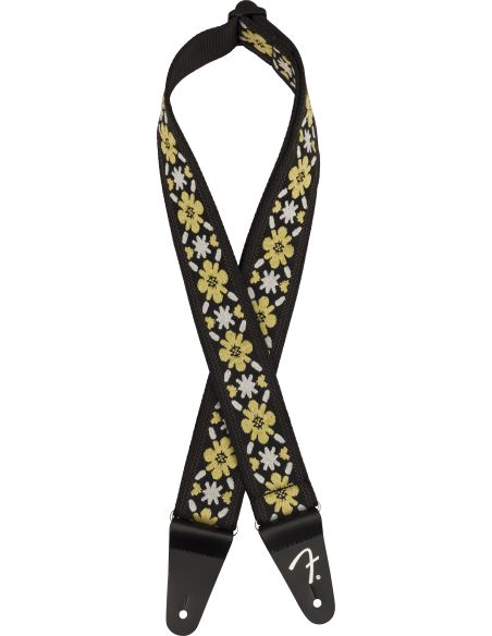 Guitar strap Fender  Pasadena Woven Strap, Yellow Clover