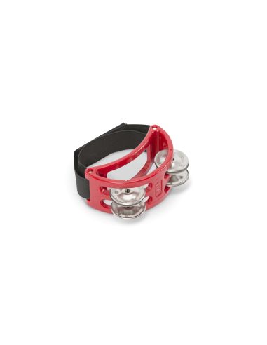 Foot Tambourine Natal NTFTR Red