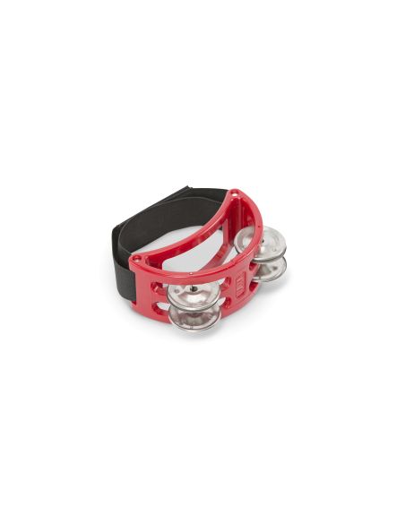 Foot Tambourine Natal NTFTR Red