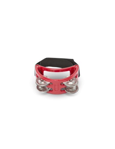 Foot Tambourine Natal NTFTR Red