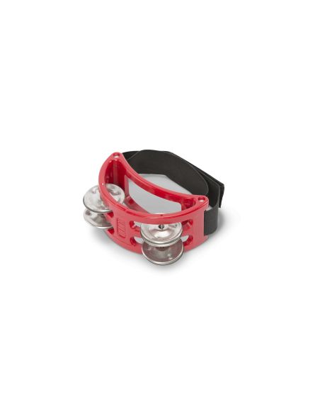 Foot Tambourine Natal NTFTR Red