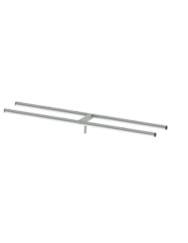 Transverse double bar Fenix AC-509 silver