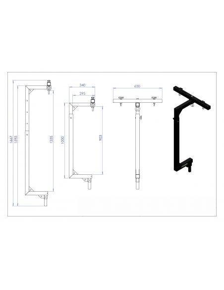 Adapteris garso sistemai Fenix AC-567PROB juodas