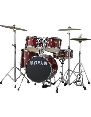 Būgnų komplektas vaikams Yamaha Manu Katché 16" JJK6F5CRSET raudonas