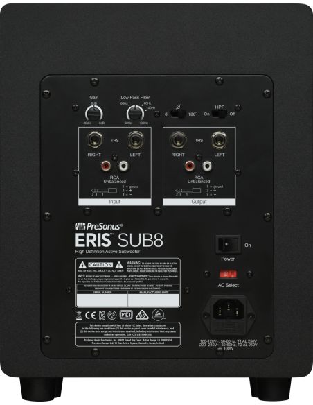 Studio subwoofer Presonus Eris Sub8, black (Defective product)