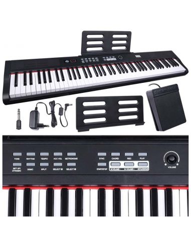 DNA PP 88 pianino cyfrowe pełnowymiarowe keyboard do nauki