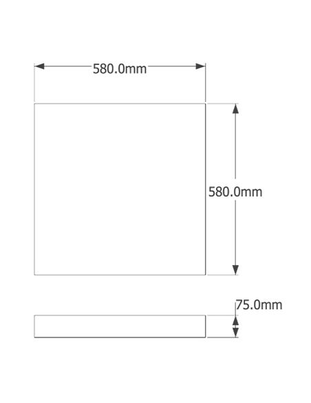 POLY50Q broadband acoustic panel