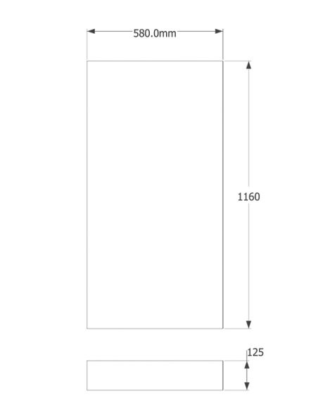 POLY100 broadband acoustic panel