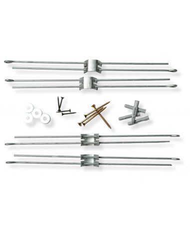 POLY CLOUD KIT Mounting hardware kit for POLY series panels, for ceiling mounting, 4 pcs.