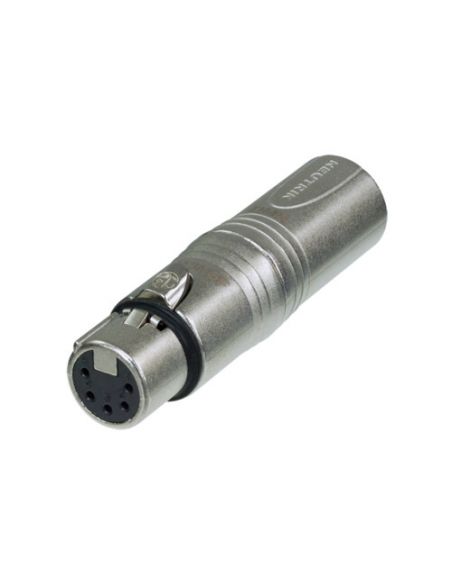 Adapter XLR/M 3pin - XLR/F 5pin Neutrik NA3M5F