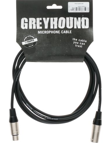 Microphone cable Klotz Greyhound GRG1FM03.0, 3m