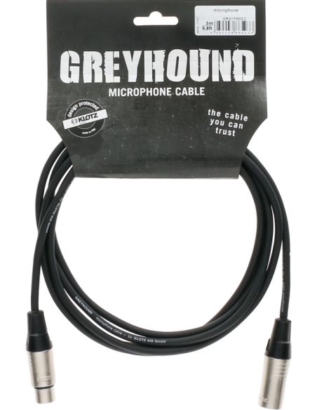 Microphone cable Klotz Greyhound GRG1FM03.0, 3m