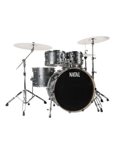 Acoustic Drum Set Natal Arcadia KAR-F20-GST Grey strata