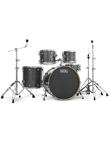 Acoustic Drum Set Natal Arcadia KAR-UF22-GST Grey strata