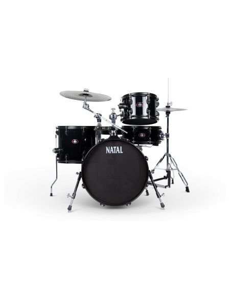 Stealth Practice Drum set Natal DNA Stealth K-DNB-F18-BKS