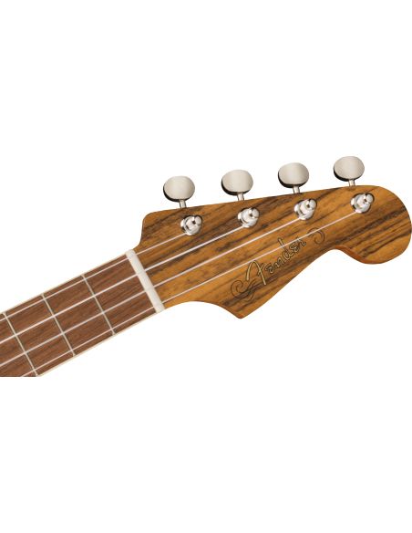 Elektroakustinė tenorinė ukulelė Fender Rincon Aged Cognac Burst