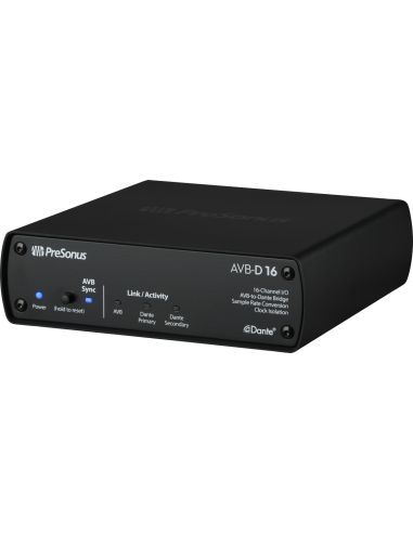 Network Switch and AVB and Dante Bridge PreSonus AVB-D16