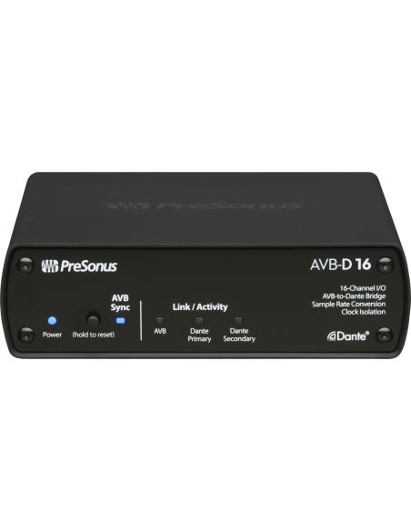 Network Switch and AVB and Dante Bridge PreSonus AVB-D16