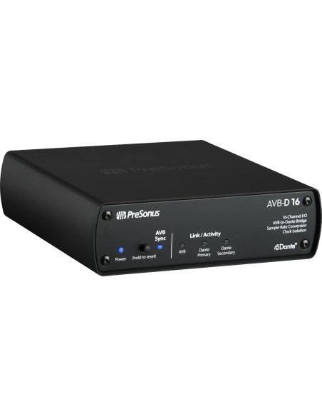 Network Switch and AVB and Dante Bridge PreSonus AVB-D16