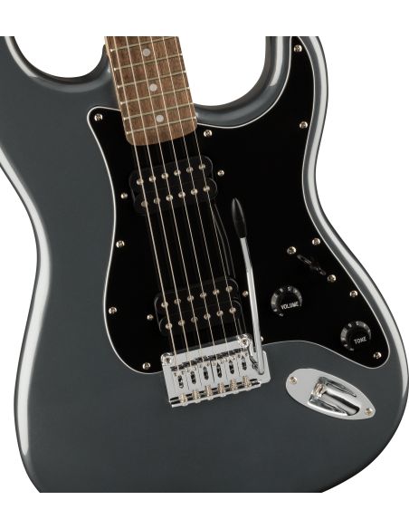 Electric guitar Fender Affinity Stratocaster HH Charcoal Frost Metallic