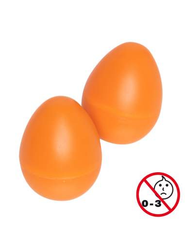 Pair of plastic Egg Shakers Stagg EGG-2 OR