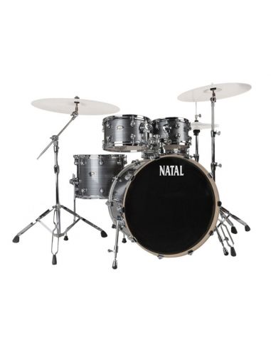 Drum kit Natal Arcadia KAR-UFX-GST Grey strata