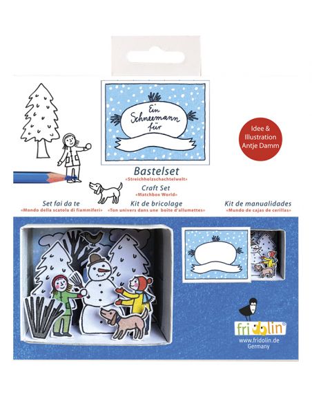 Craft kit Fridolin, Winter in the forest