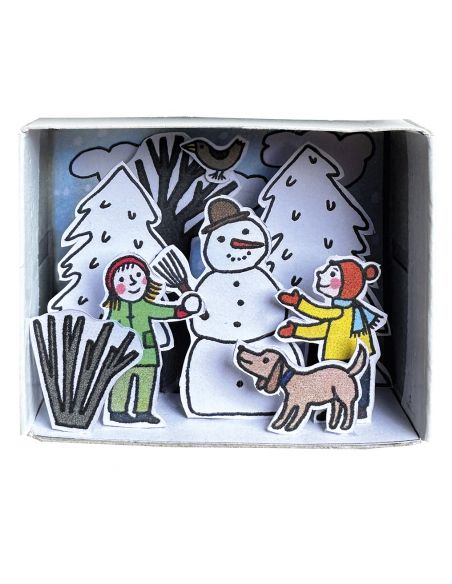 Craft kit Fridolin, Winter in the forest