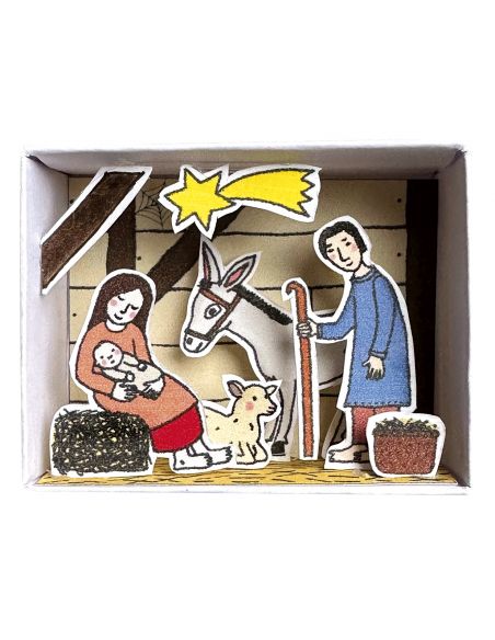 Craft kit Fridolin, Crib in stable