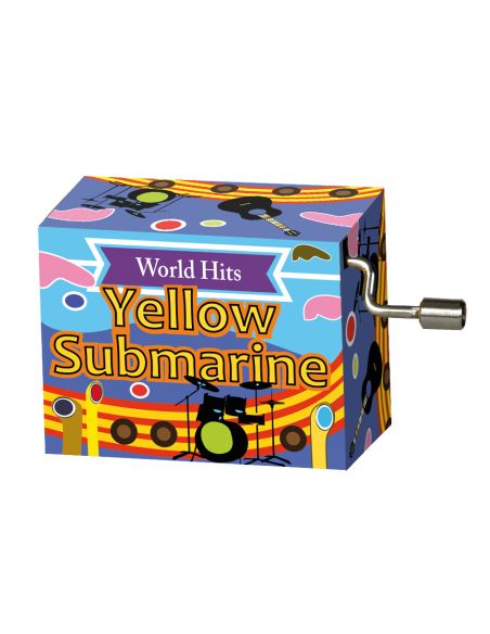 Muzikinė dėžutė Fridolin Yellow Submarine, World Hits Rock'n Pop