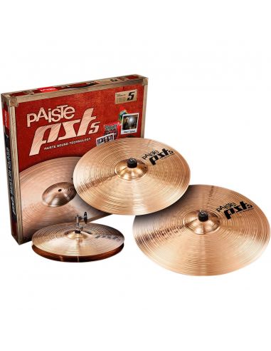 Būgnų lėkščių komplektas Paiste PST 5 Universal (14/16/20)