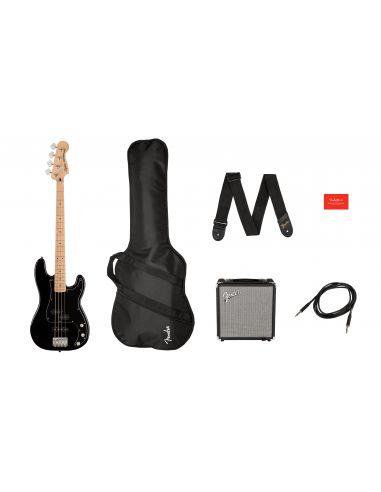 Bass guitar pack Fender Affinity Precision Bass PJ + Rumble 15, Black