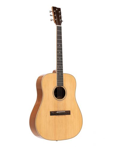 Acoustic dreadnought guitar with cutaway Stagg SA45 D-LW