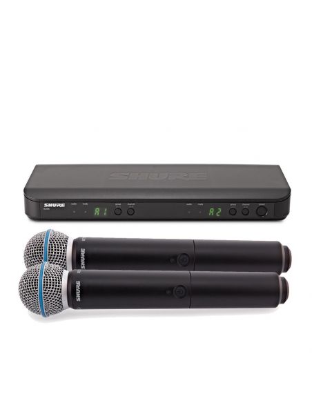 Dual Wireless Microphone System Shure BLX288E/B58-K3E