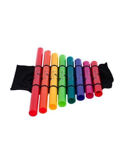 Ksilofoninis mušamųjų vamzdžių laikiklis - dėklas Boomwhackers BW-XT-8G