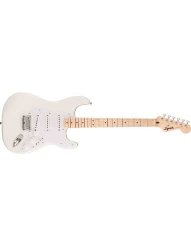 Electric guitar Fender Squier Sonic Stratocaster HT Arctic White